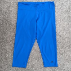 Adidas climalite crop pants leggings size Large
